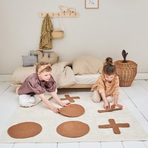 * Tapis Petit Tapijt Tic Tac Toe | 120 x 120cm